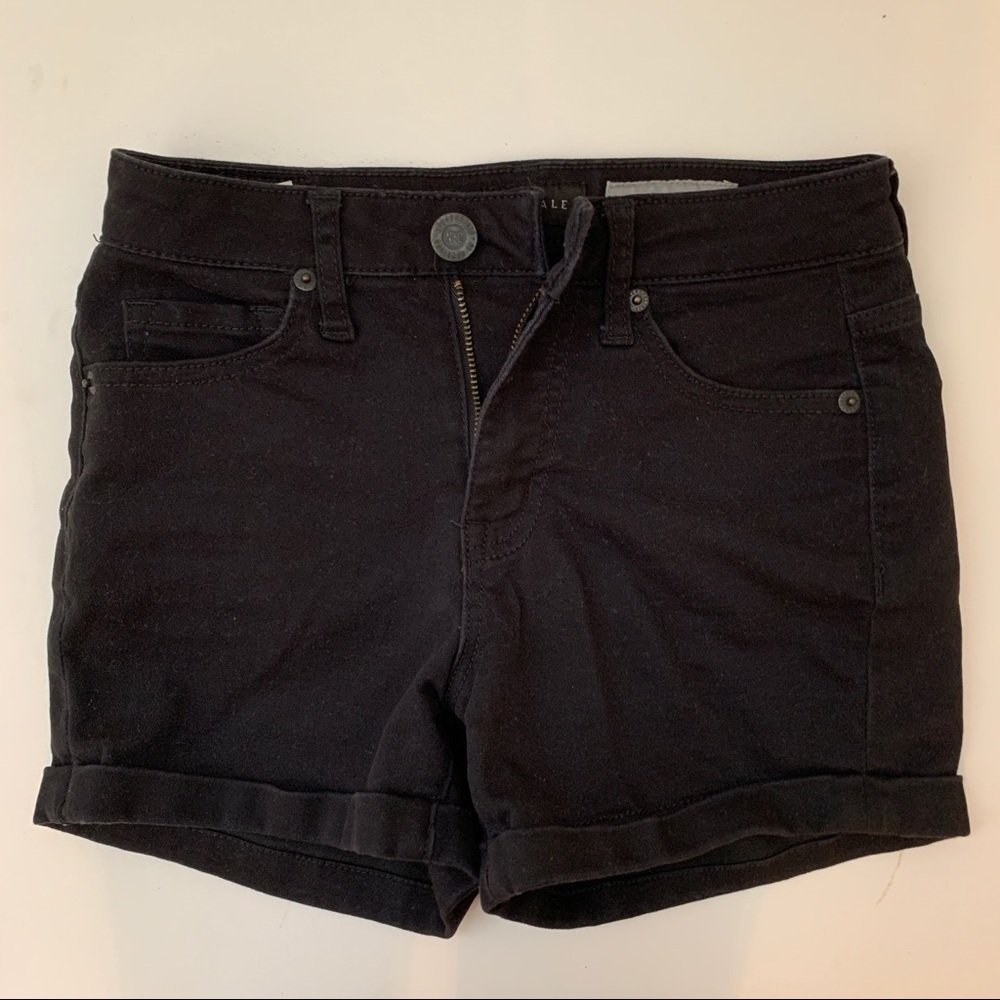 Black high waisted Aeropostale shorts